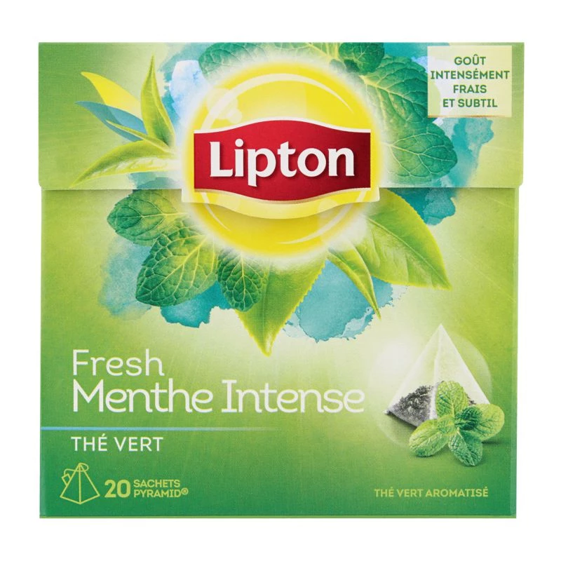 Thé vert fresh menthe intenso x20 32g - LIPTON
