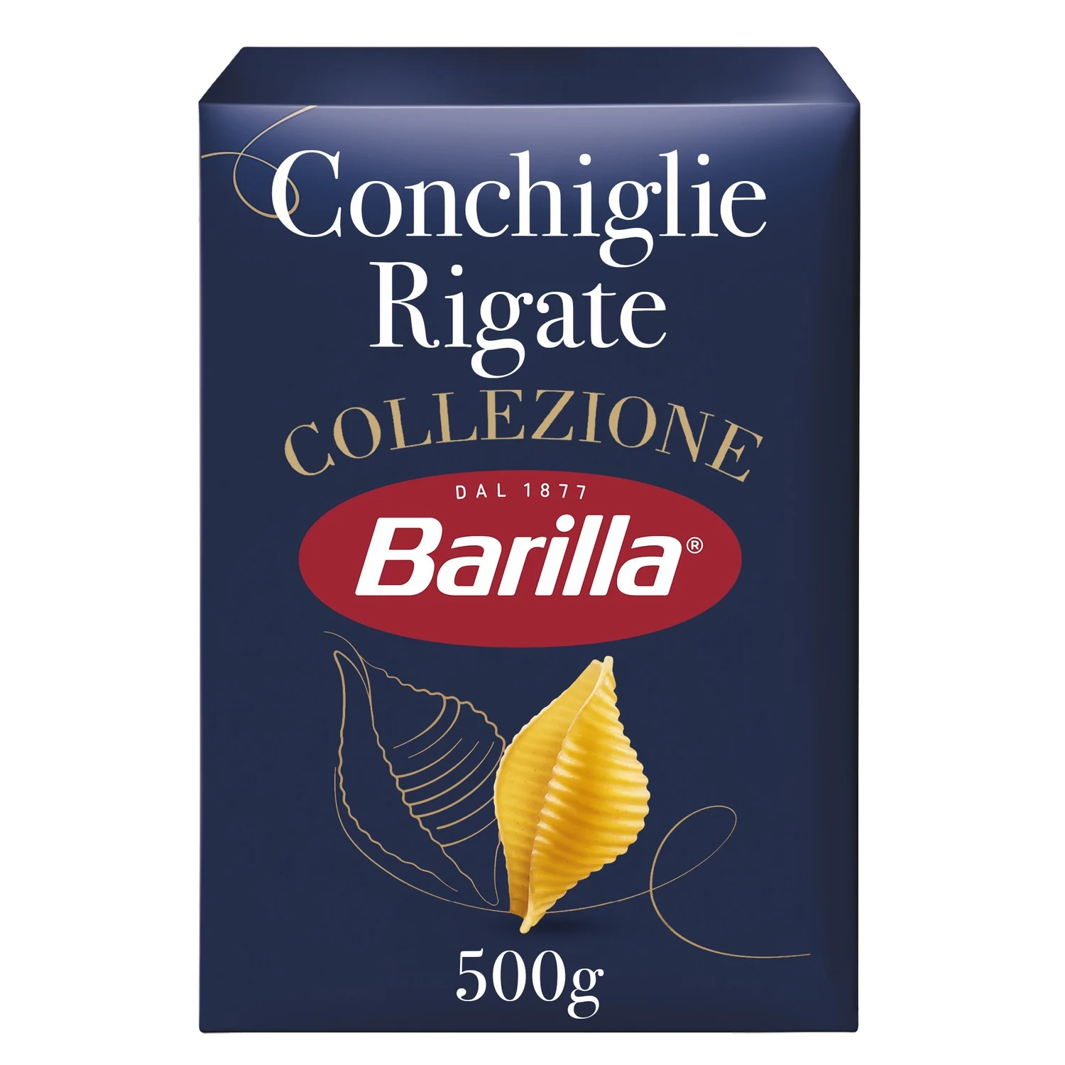Pâtes Conchiglie Rigate 500g collection - Barilla