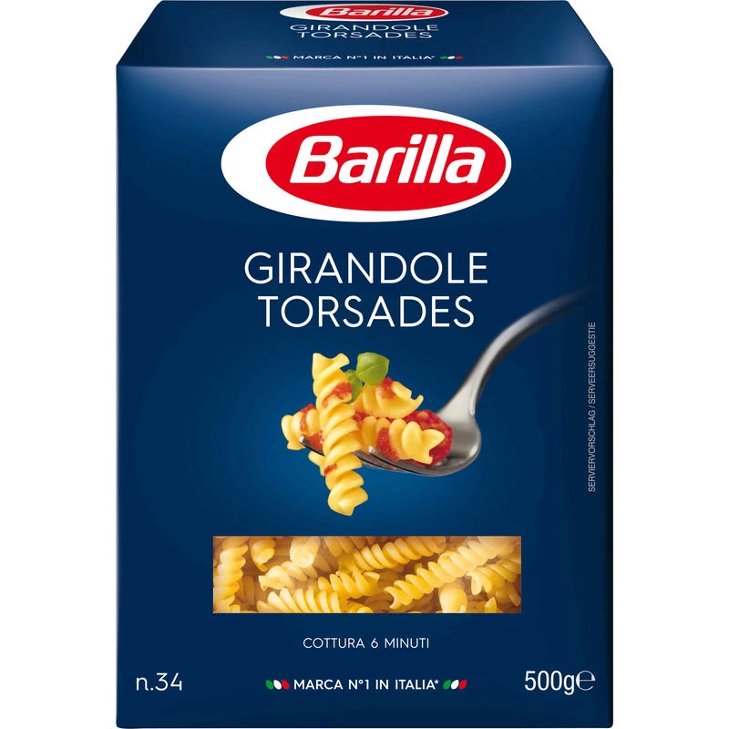 ट्विस्टेड पास्ता, 500 ग्राम - BARILLA