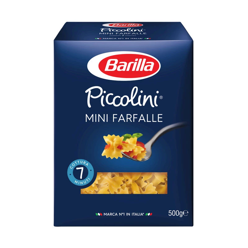Pâtes piccolini mini farfalle 500g - BARILLA