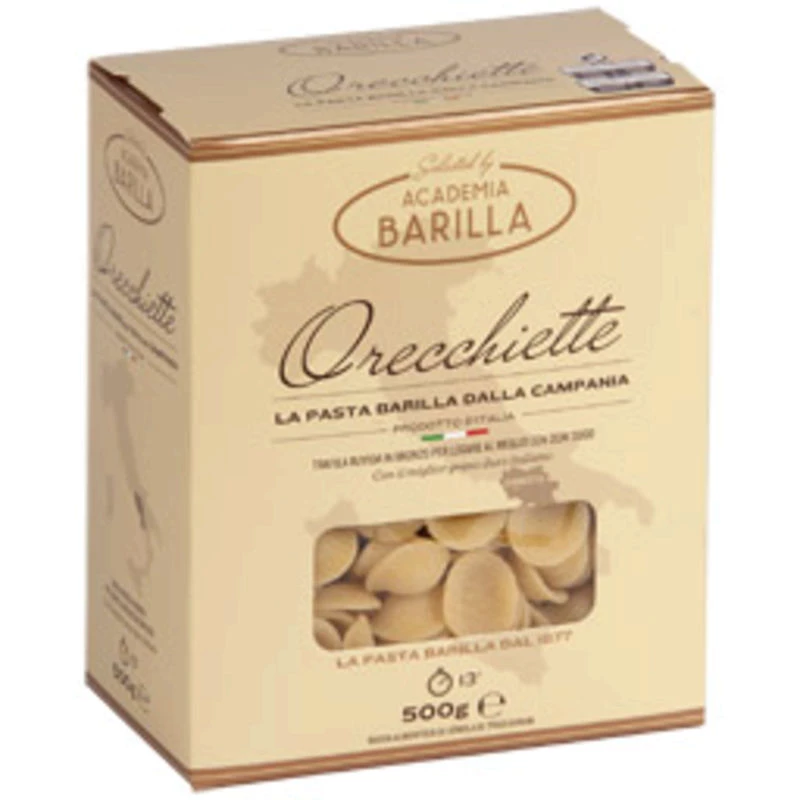 Pâtes orecchiette 500g - ACADEMIA BARILLA