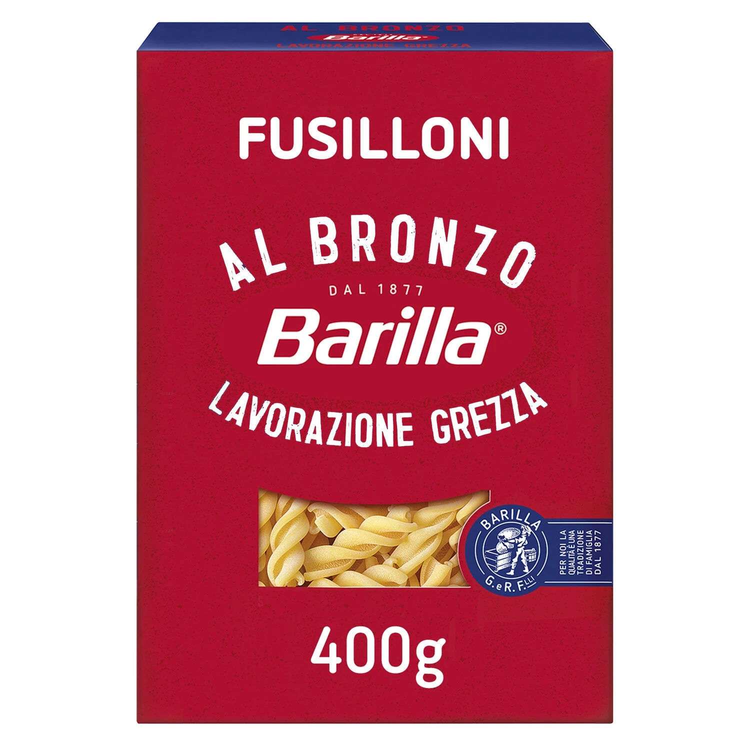 Al Bronzo Fusilloni Pasta, 400g - BARILLA