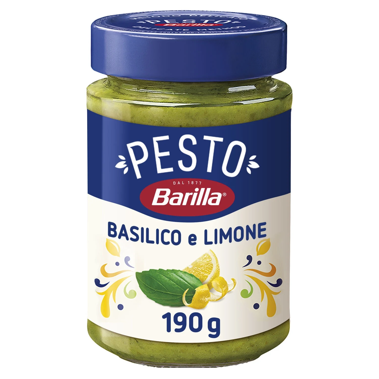 Basil and lemon pesto sauce 190g - Barilla