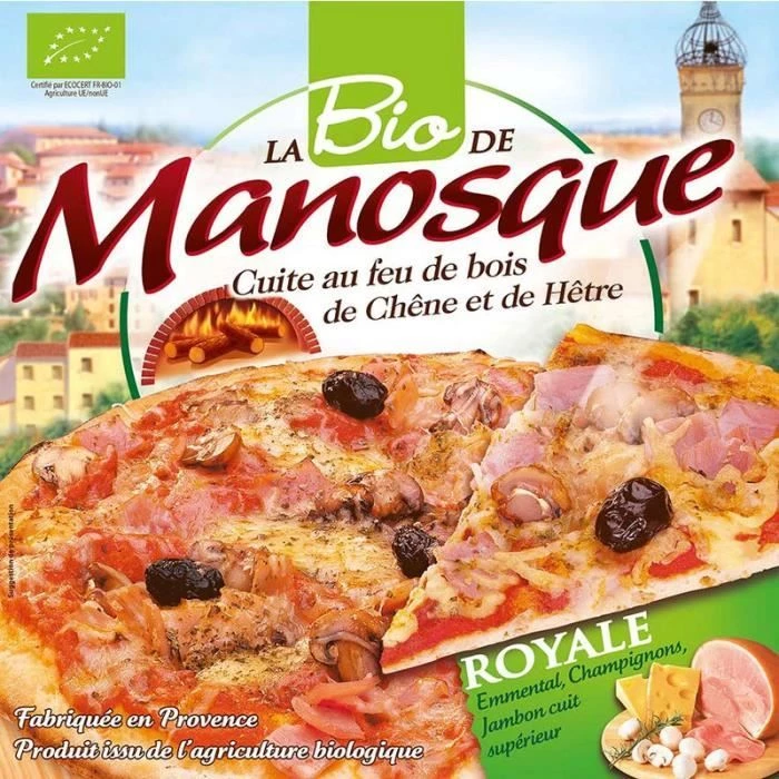 Pizza royale BIO 380g - MANOSQUE