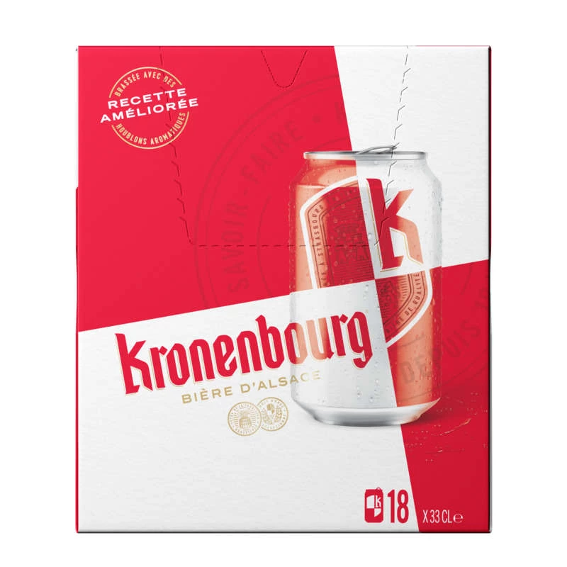 Kronenbourg 18x33cl 4d2 Bte
