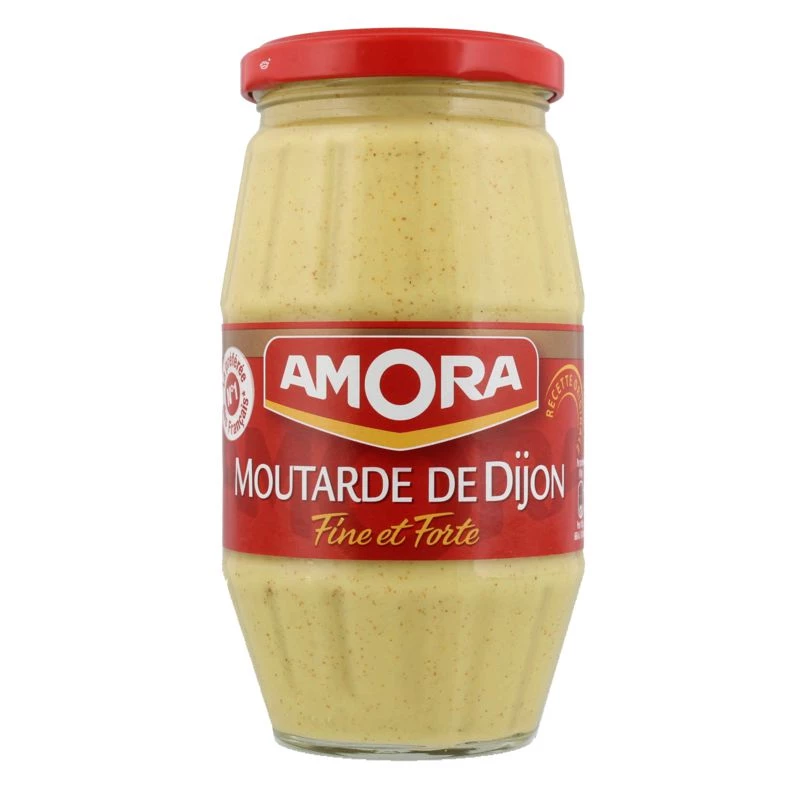 Moutarde de Dijon fines et forte 440g - AMORA