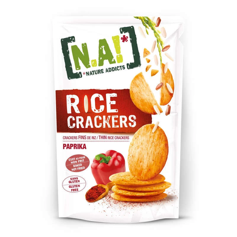 rice crackers paprika 70g - NATURE ADDICTS