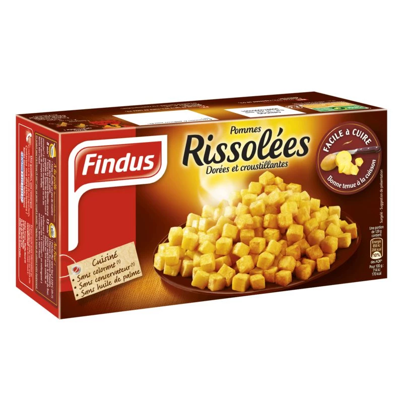 Pommes Rissolees Findus 500g