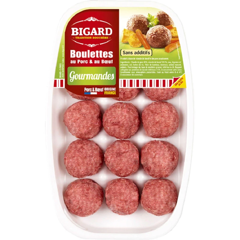 Boulettes Gourmandes, x15 375g - BIGARD