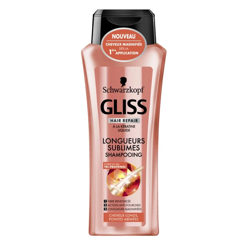 Gliss shampooing longeurs sublimes 250ml - SCHWARZKOPF