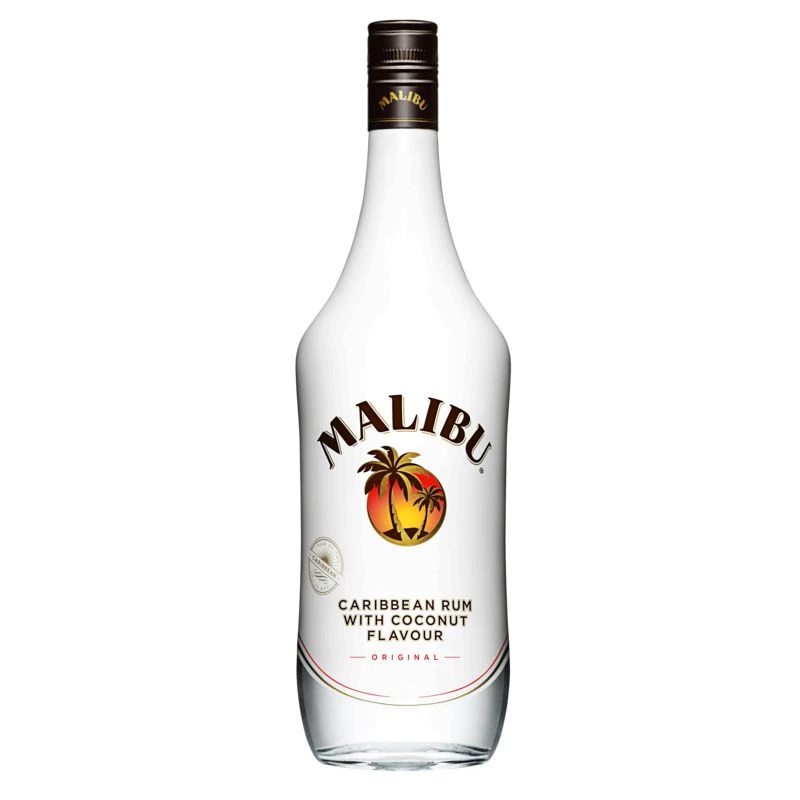 Malibu coconut liqueur, 18°, 100cl bottle - MALIBU