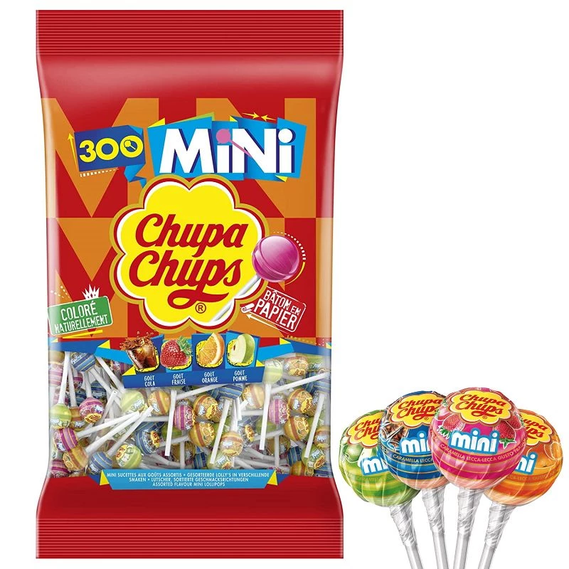 Mini sucettes classiques x300 - CHUPA CHUPS