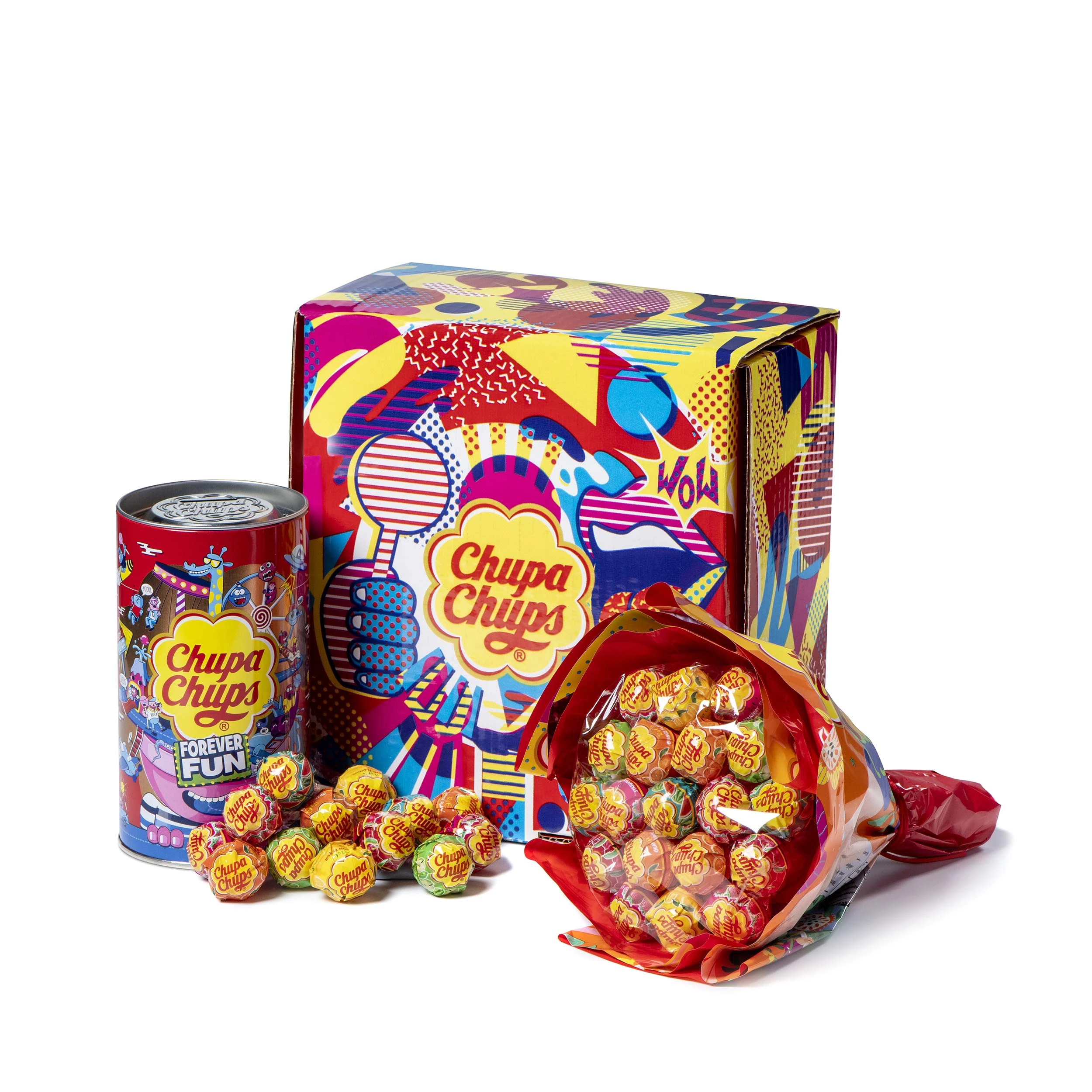 Подарочная коробка35 леденцов - CHUPA CHUPS