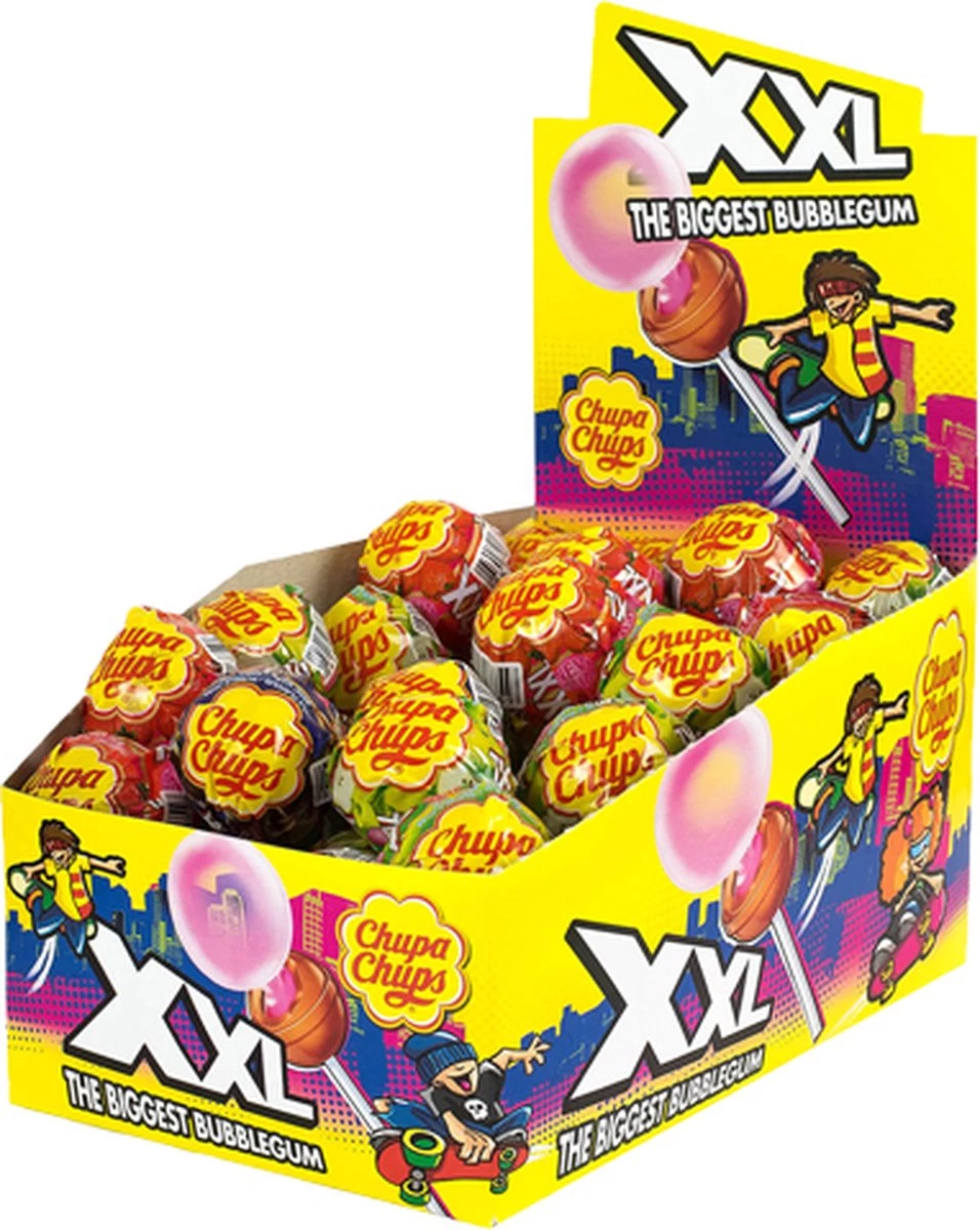 Display Box Of 60 Xxl Lollipops - CHUPA CHUPS