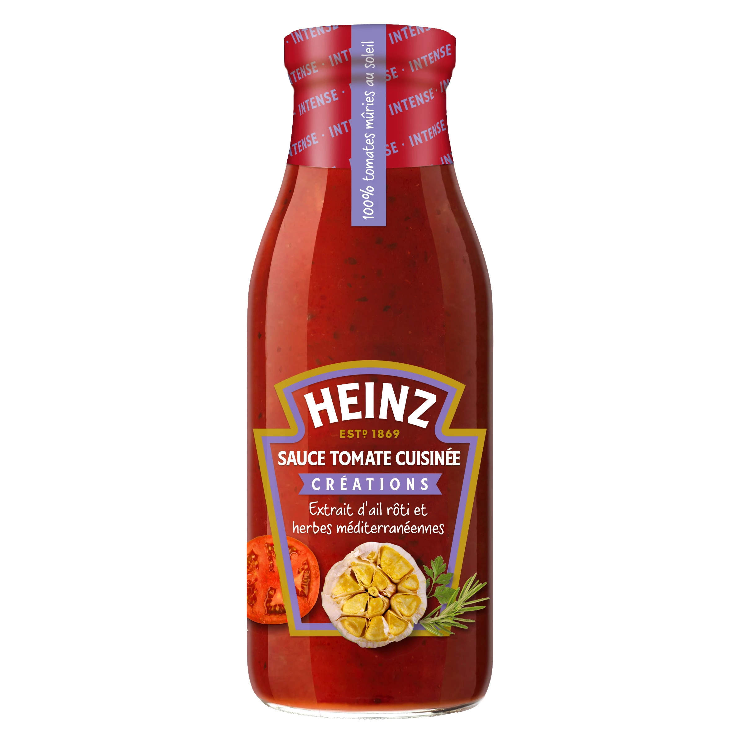 Вареный томатный соус с чесноком и зеленью, 495г - HEINZ