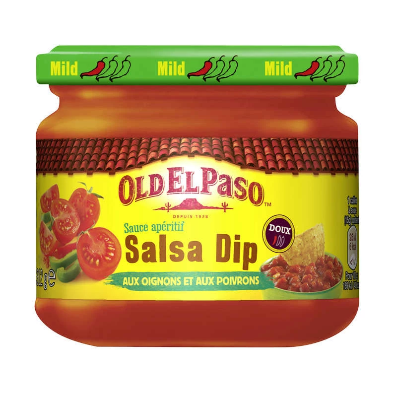 Salsa dip de cebolla y pimiento 312g - OLD EL PASO