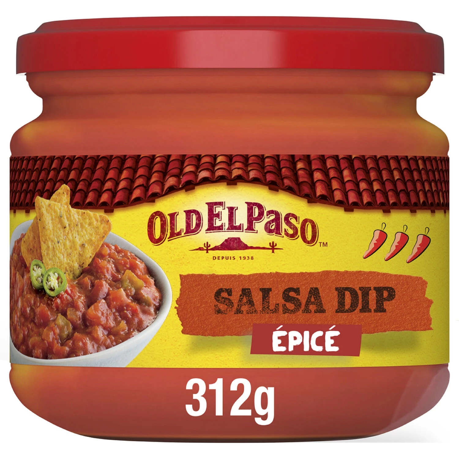 Spicy Salsa Dip Appetizer Sauce 312g - Old El Paso