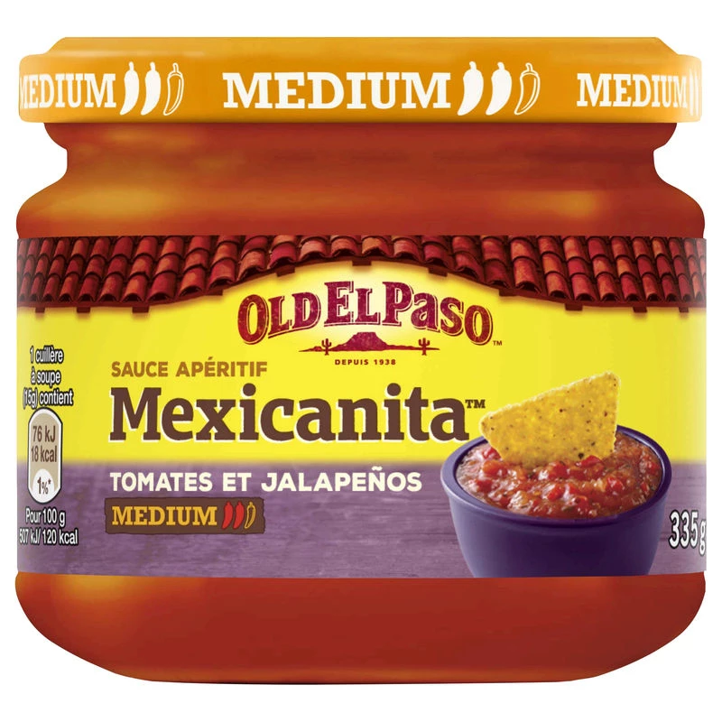 Molho Aperitivo Mexicanita 335g - Old El Paso