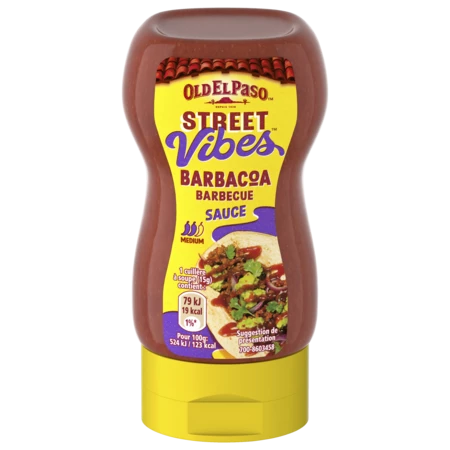 Sauce Barbecue Medium Street Vibes 263g - Old El Paso