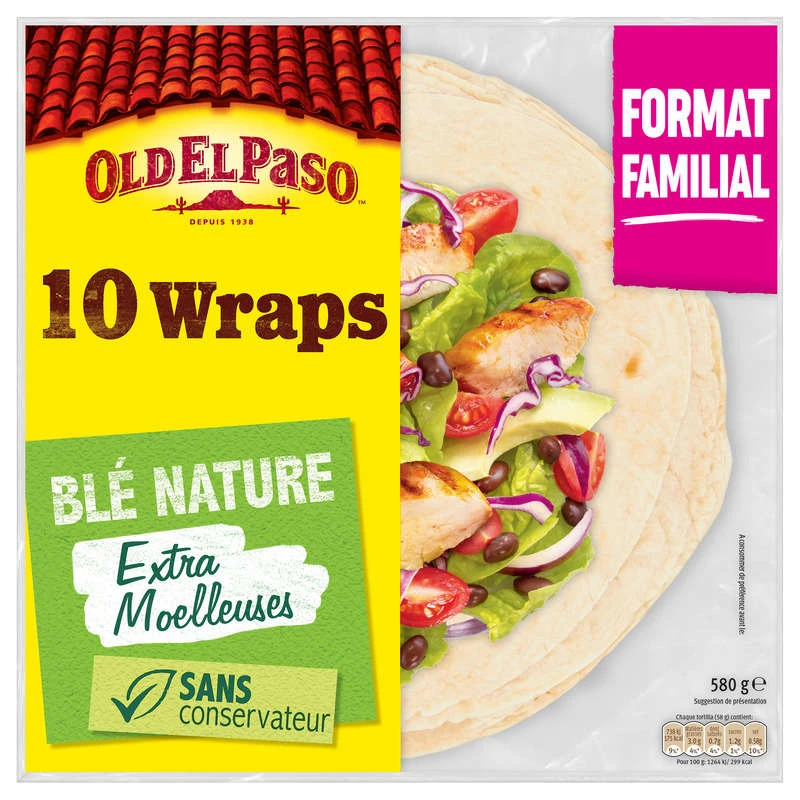 Wraps van gewone tarwe - OLD EL PASO