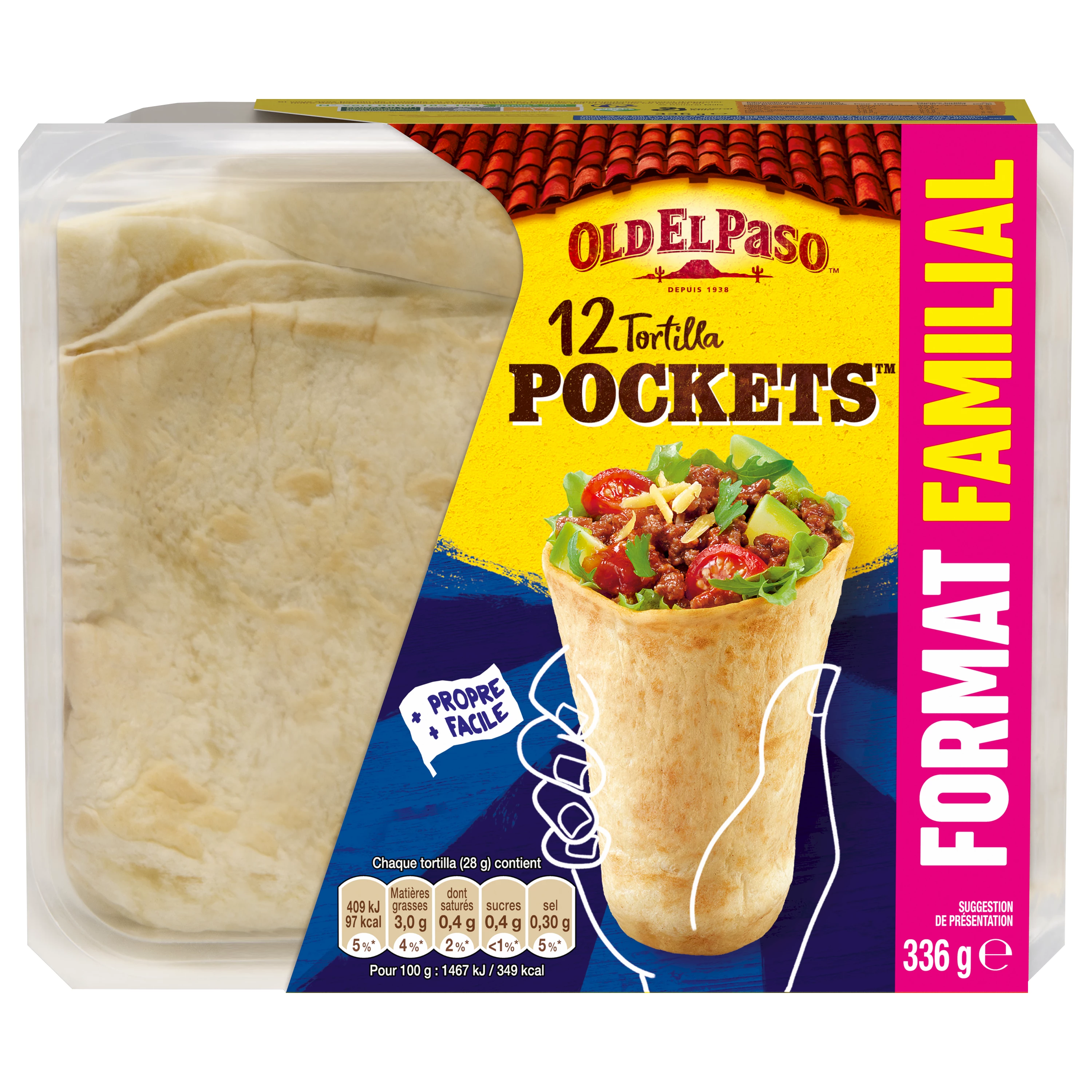 Tasche per tortilla 336g - OLD EL PASO