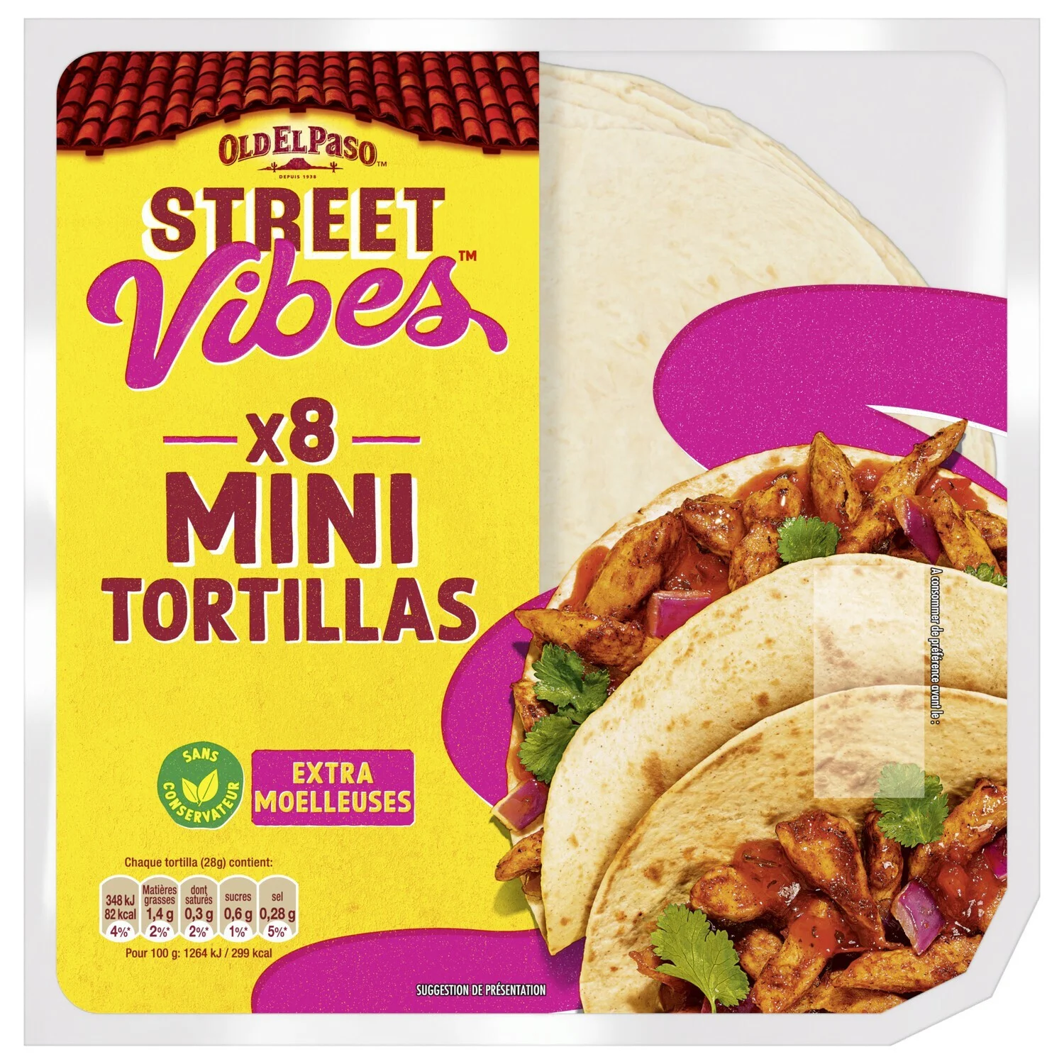 Mini Street Vibes X8 Tortillas - Old El Paso