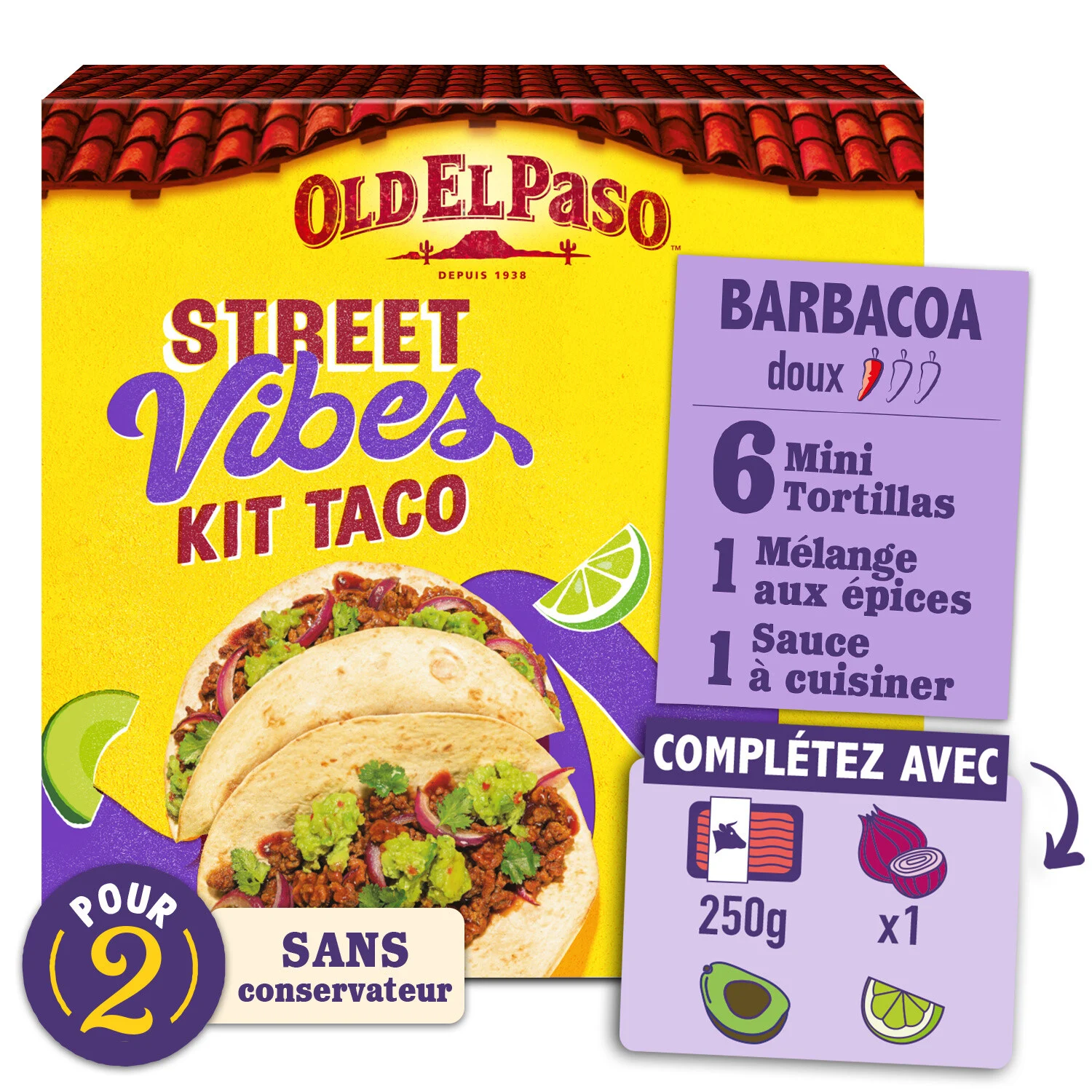 Kit Totilla Taco Bbq 255g - Old El Paso