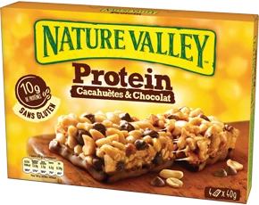 Barrita Proteica de Chocolate y Cacahuete 4x4 - NATURE VALLEY