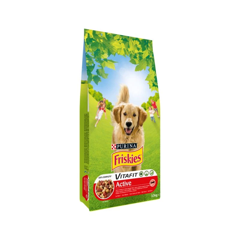 Cibo per cani Friskies con manzo 10 kg - PURINA