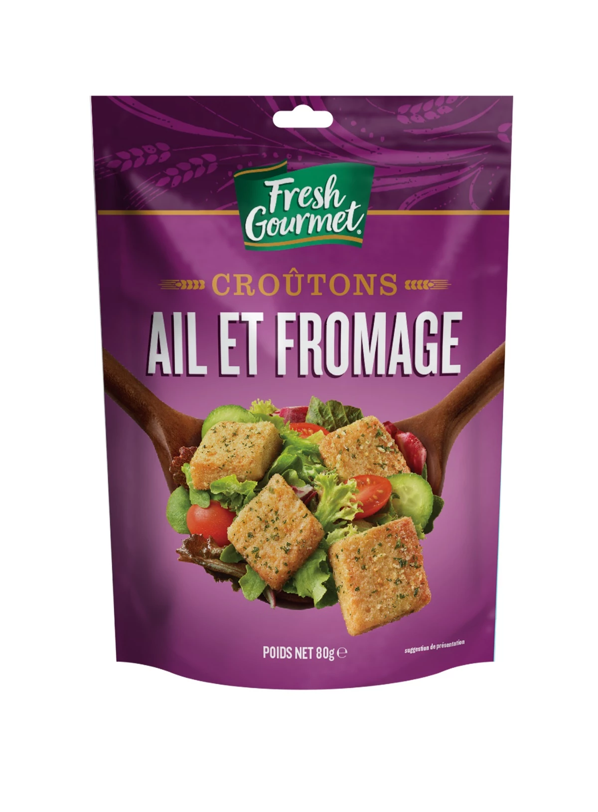 Garlic and Cheese Croutons 80g - Fresh Gourmet