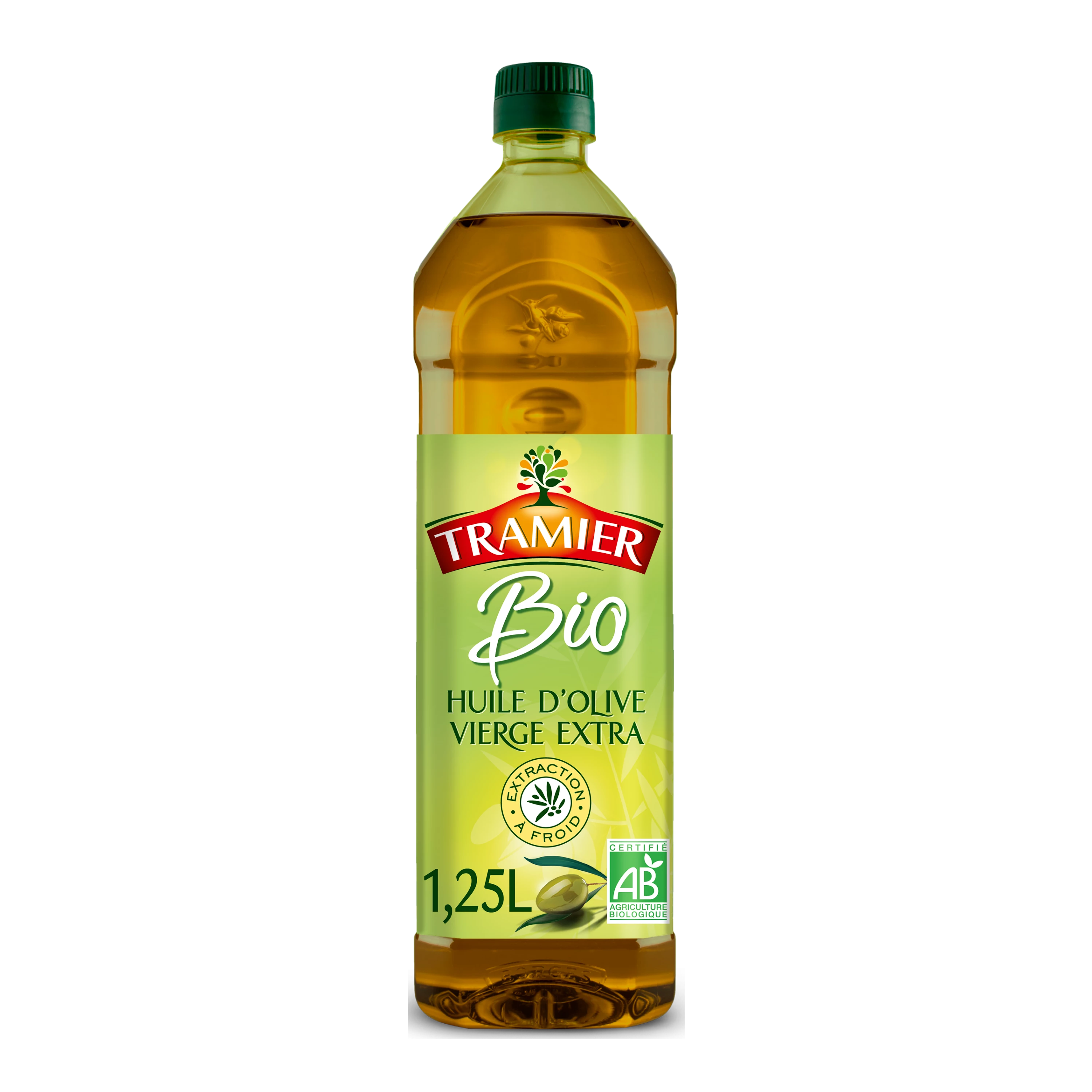 Органическое оливковое масло Extra Virgin 1,25 л - TRAMIER