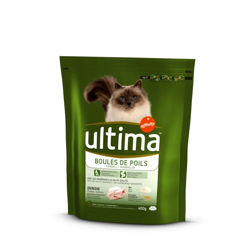 Chicken Hairball Control Croquettes 1.5kg - ULTIMA