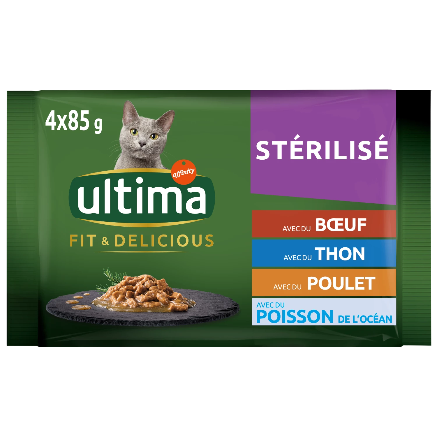 Ultima Chat Ste Boeuf 4x85g wholesaler