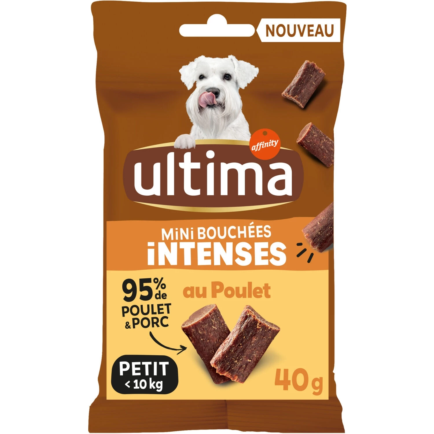 Mini Dog Snack Mini Chicken Pleasure Bites 40g - Ultima