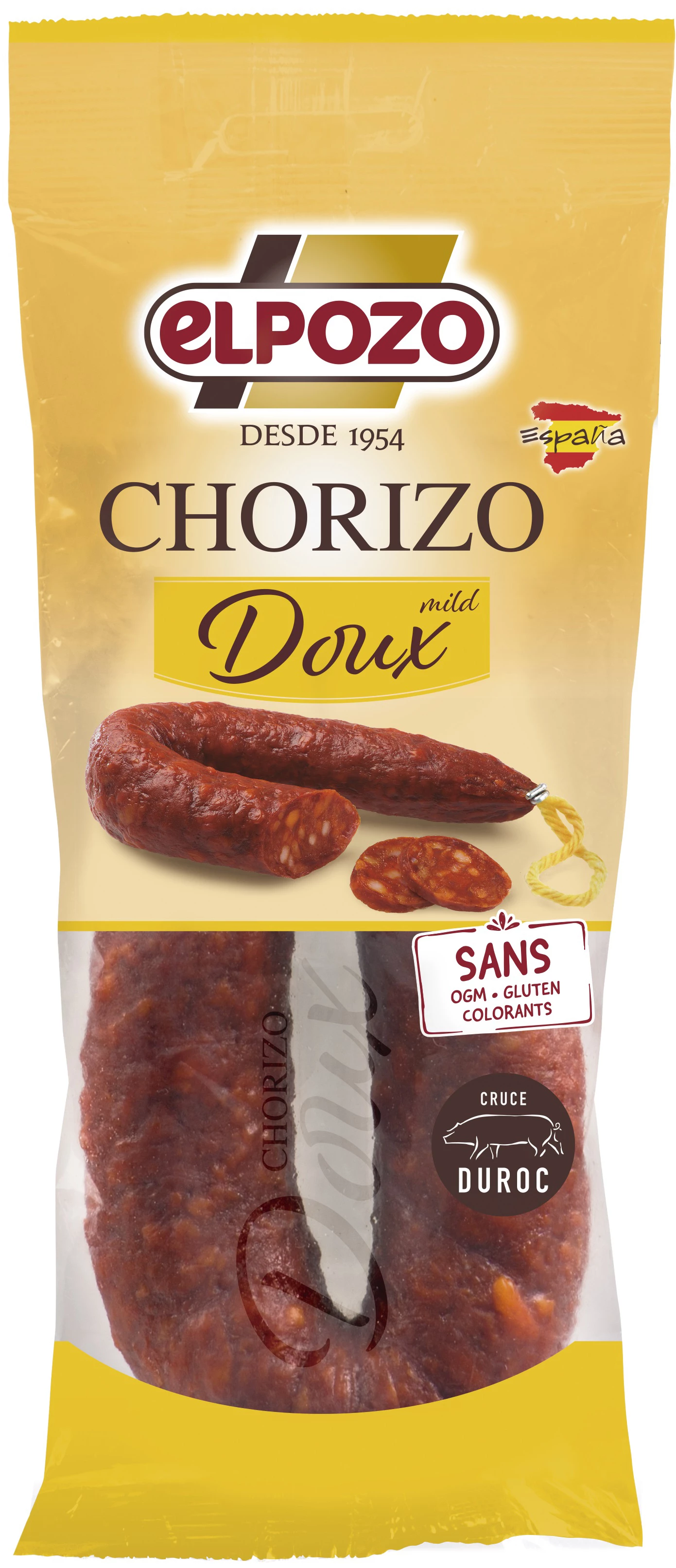 Chorizo Sarta Doux, 200g - ELPOZO