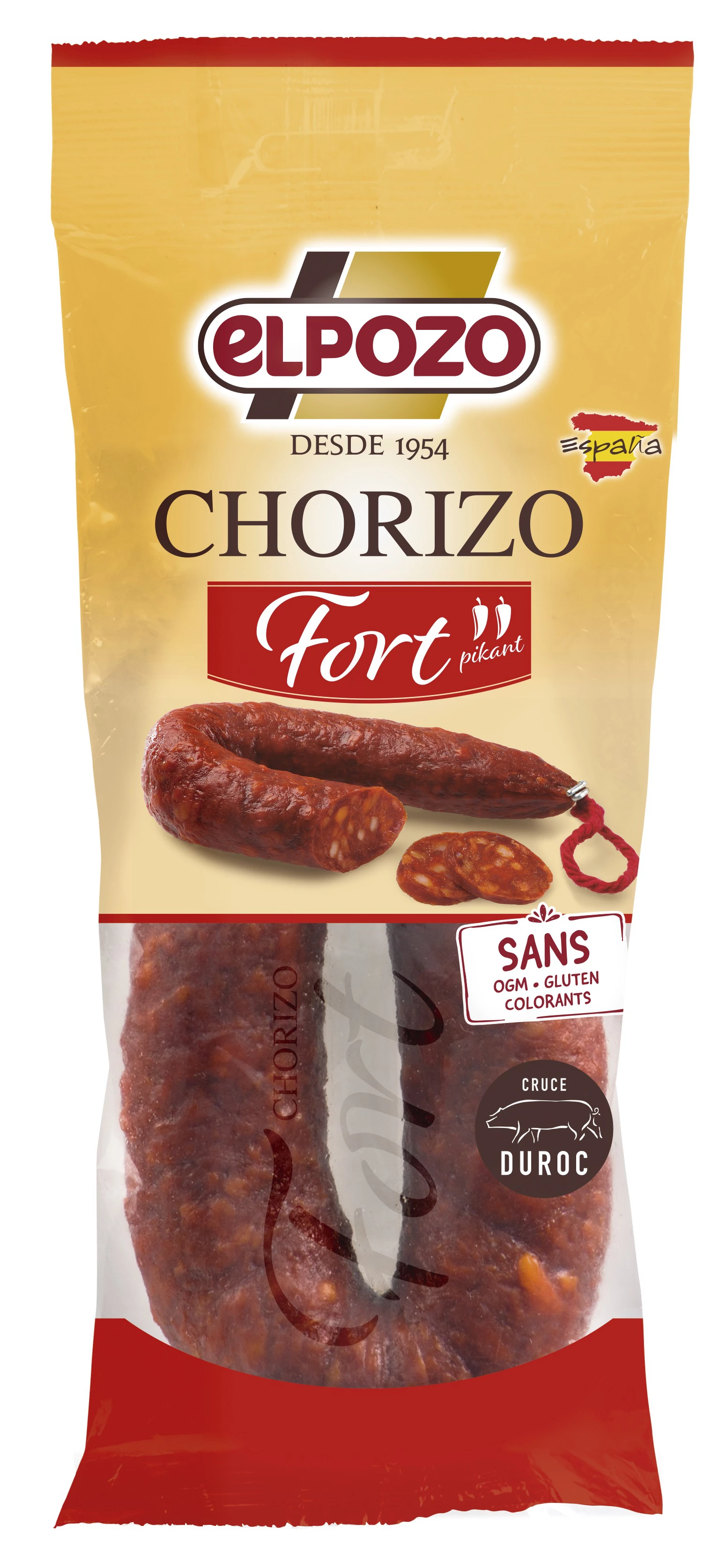 Chorizo Sarta Fort 200g Elpozo