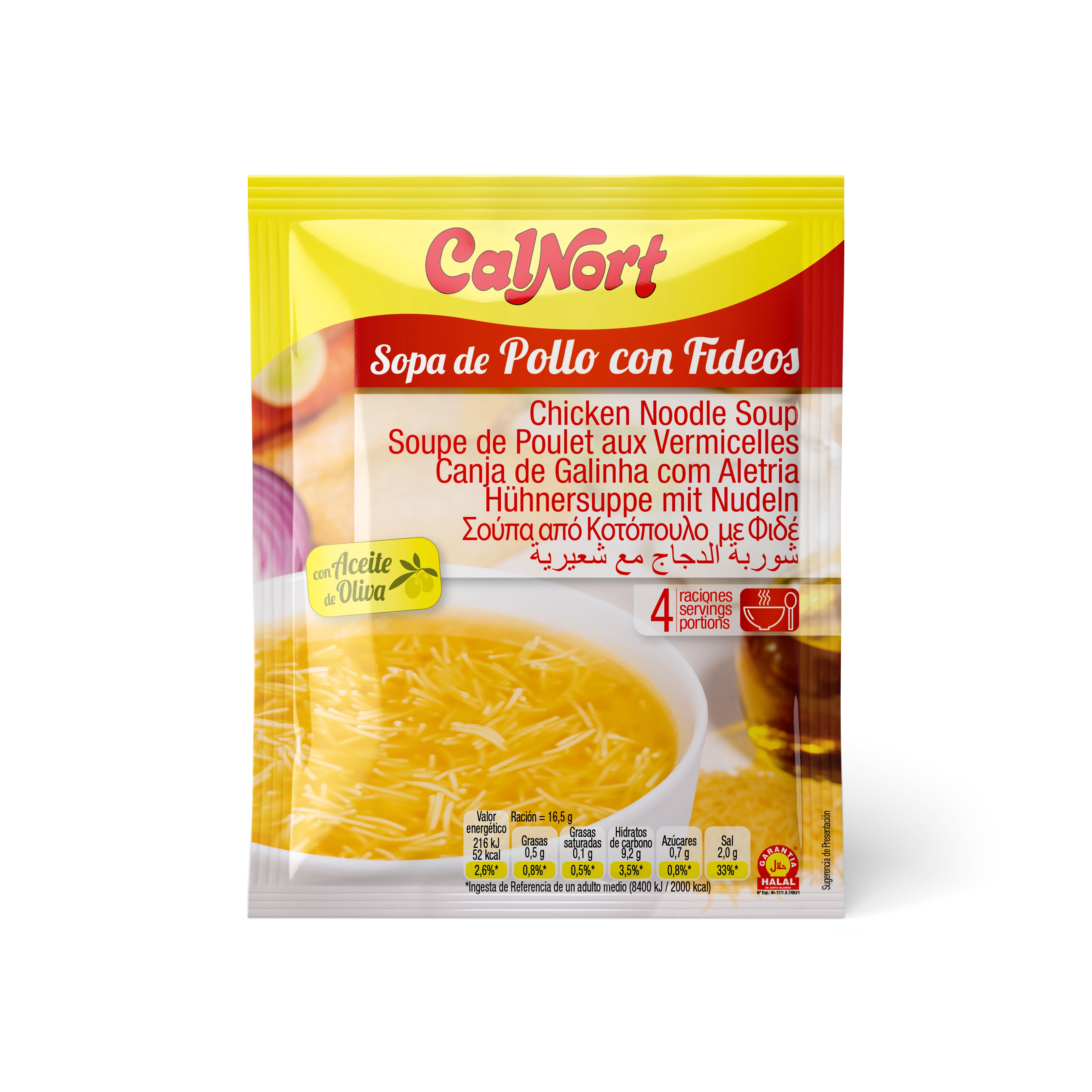 Zuppa Di Pollo Con Vermicelli Busta Da 66 G - CALNORT