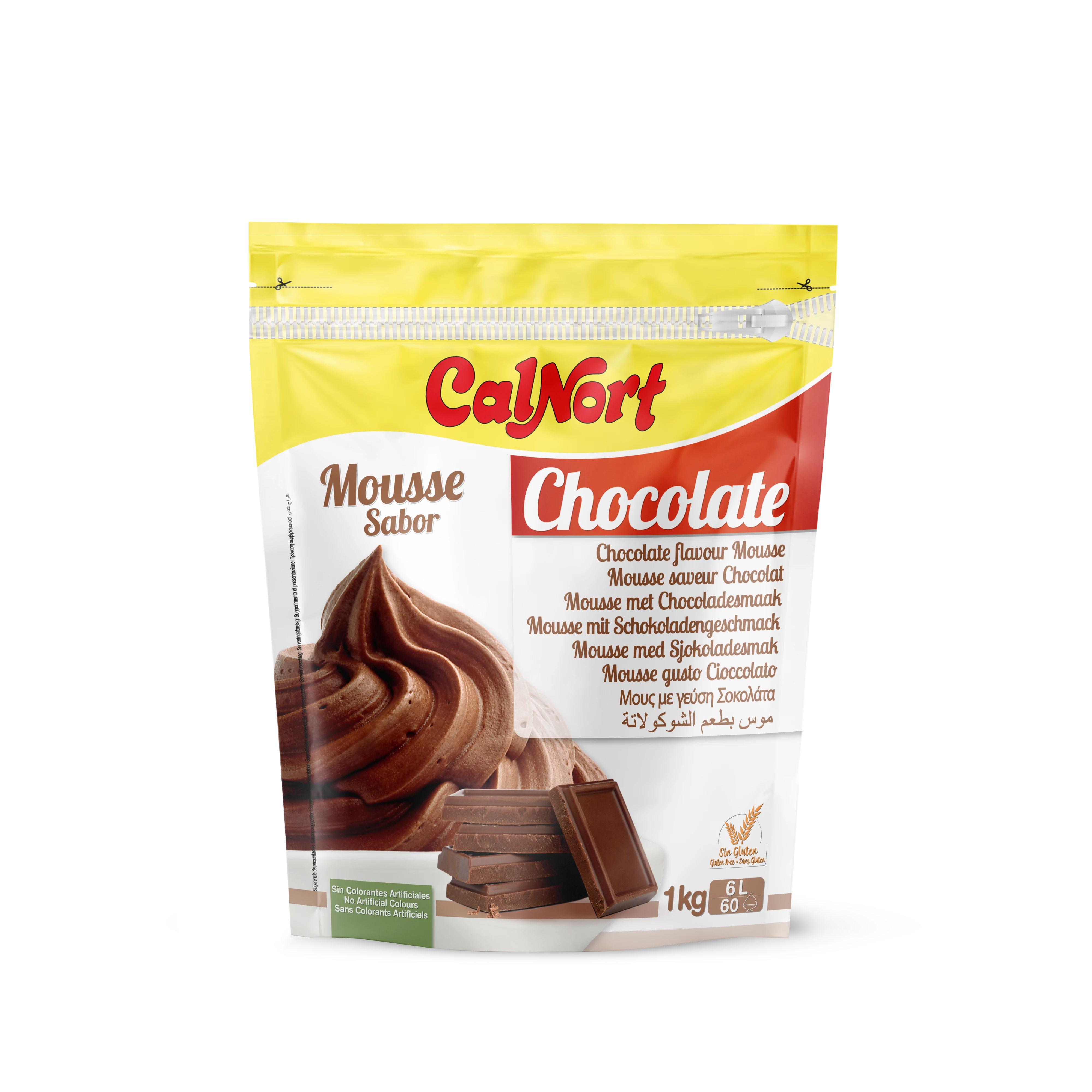 Mousse Sabor Chocolate 1 Kg - CALNORT