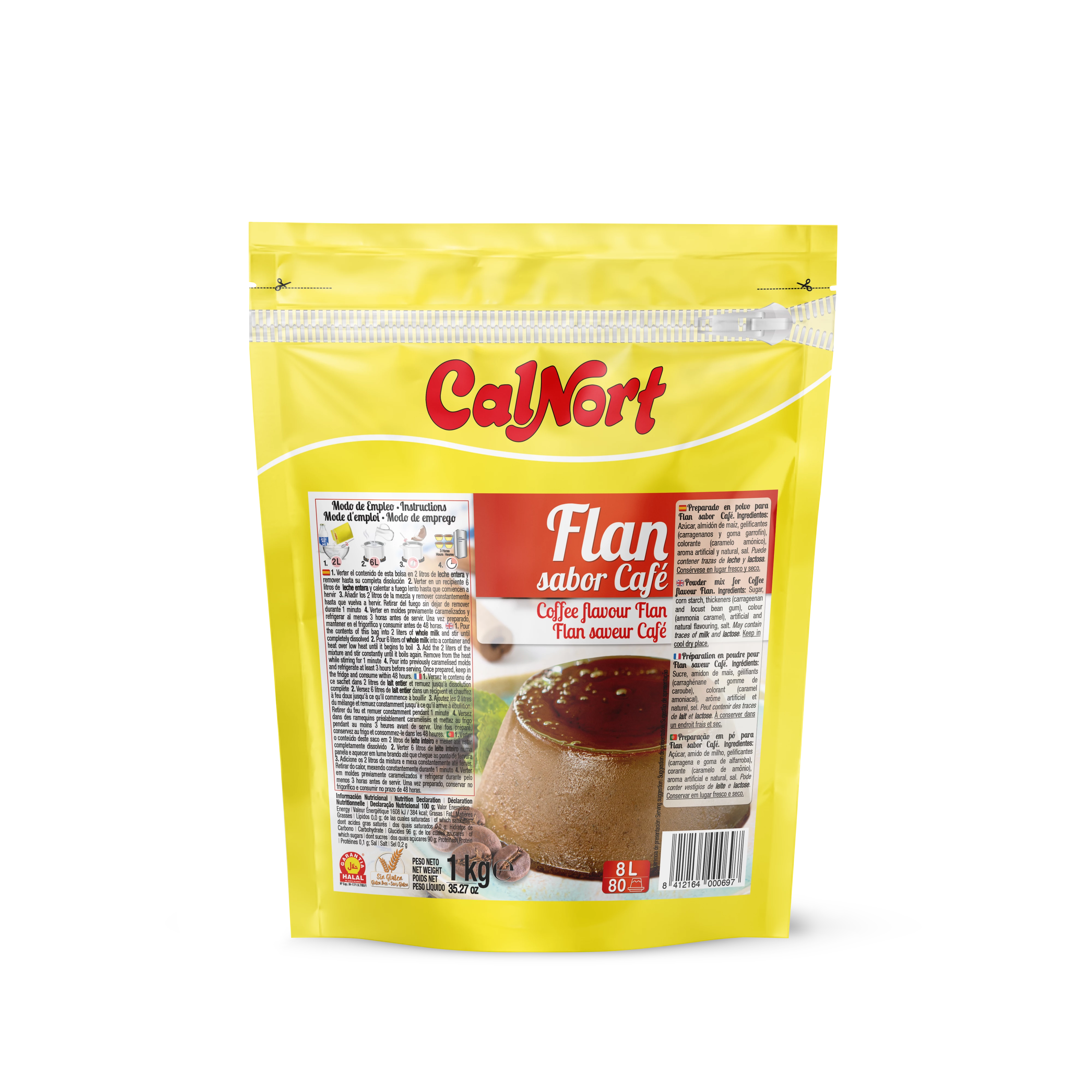 Flan Café Doypack 1 kg - CALNORT