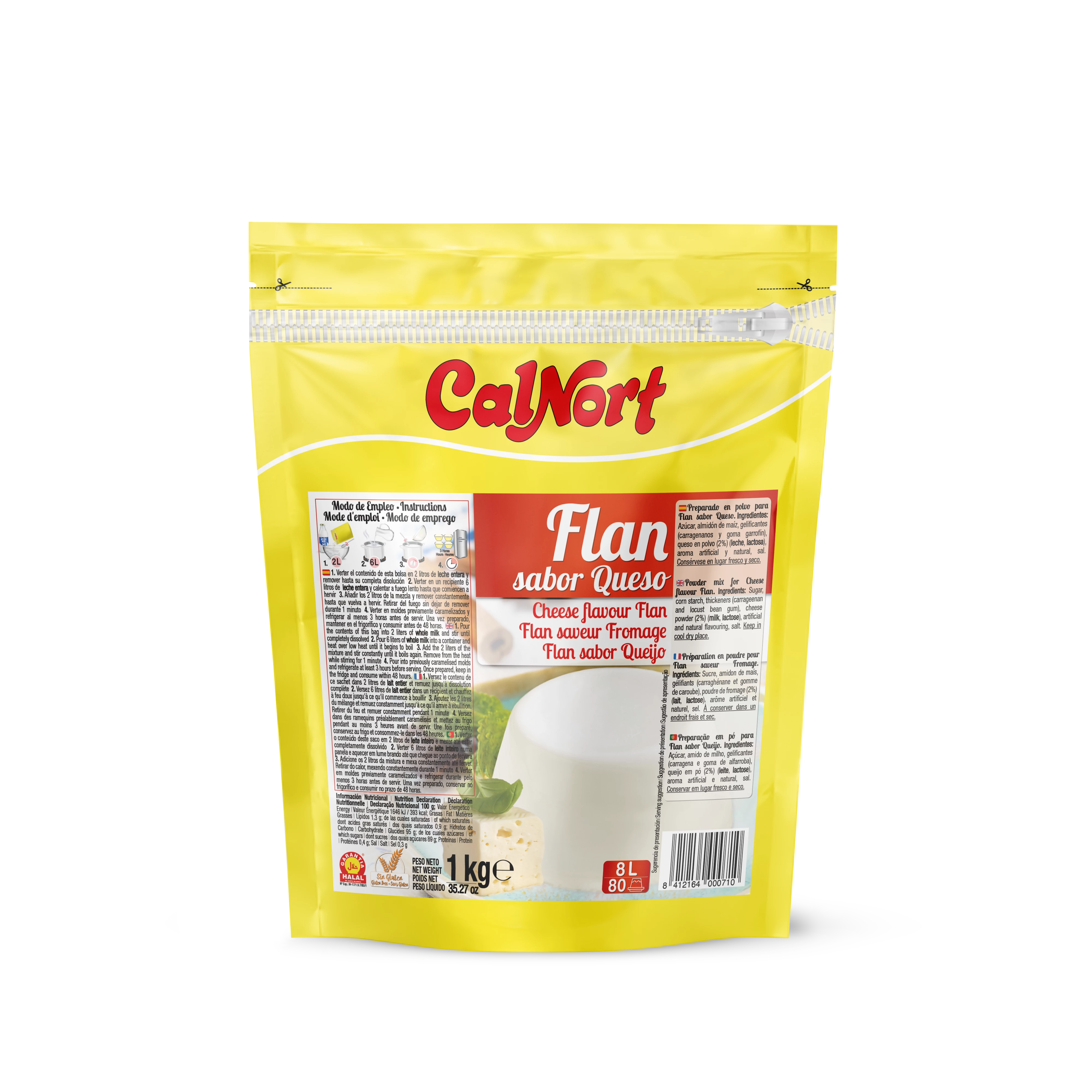 Сырный Флан 1 кг - CALNORT