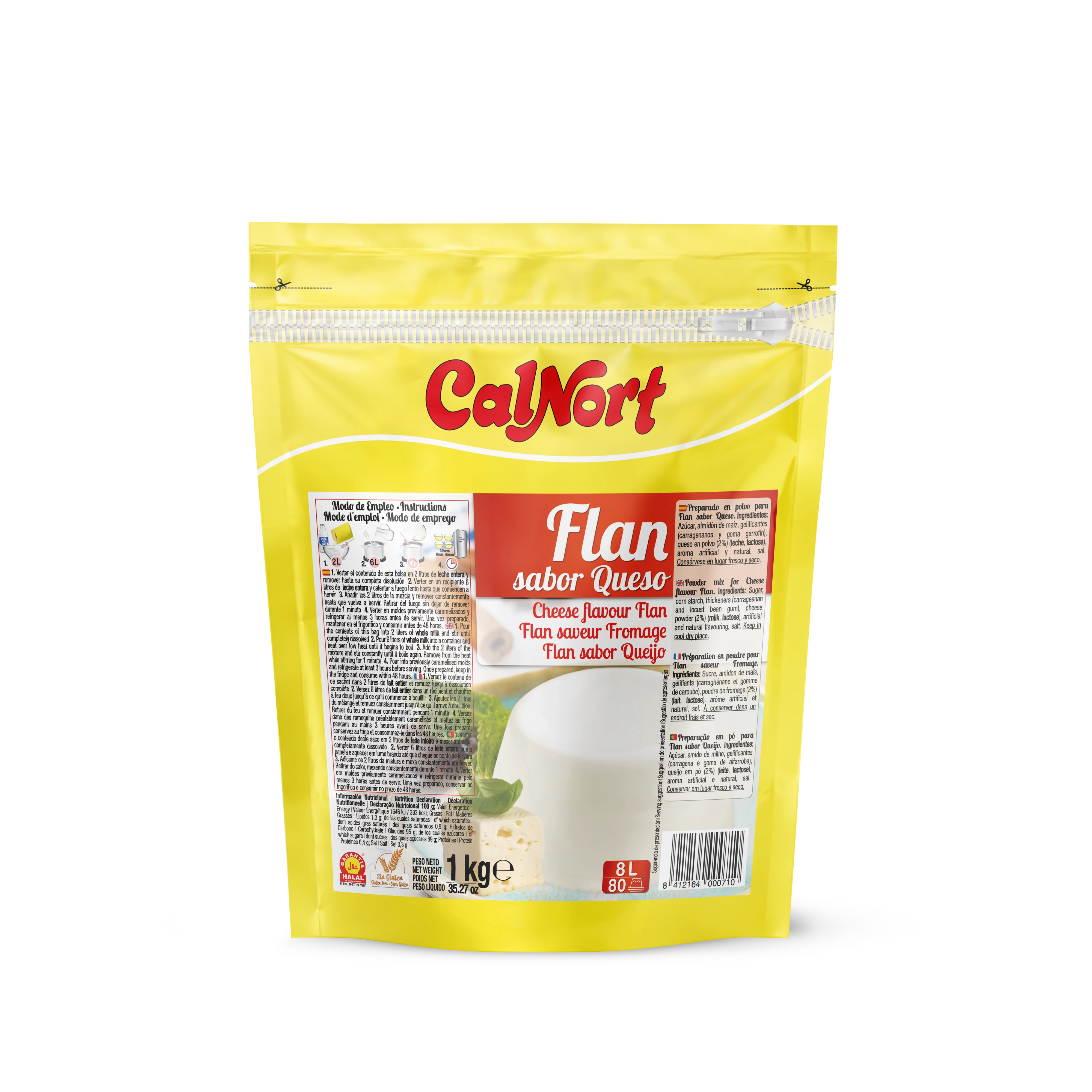 Flan De Queso 1 Kg - CALNORT