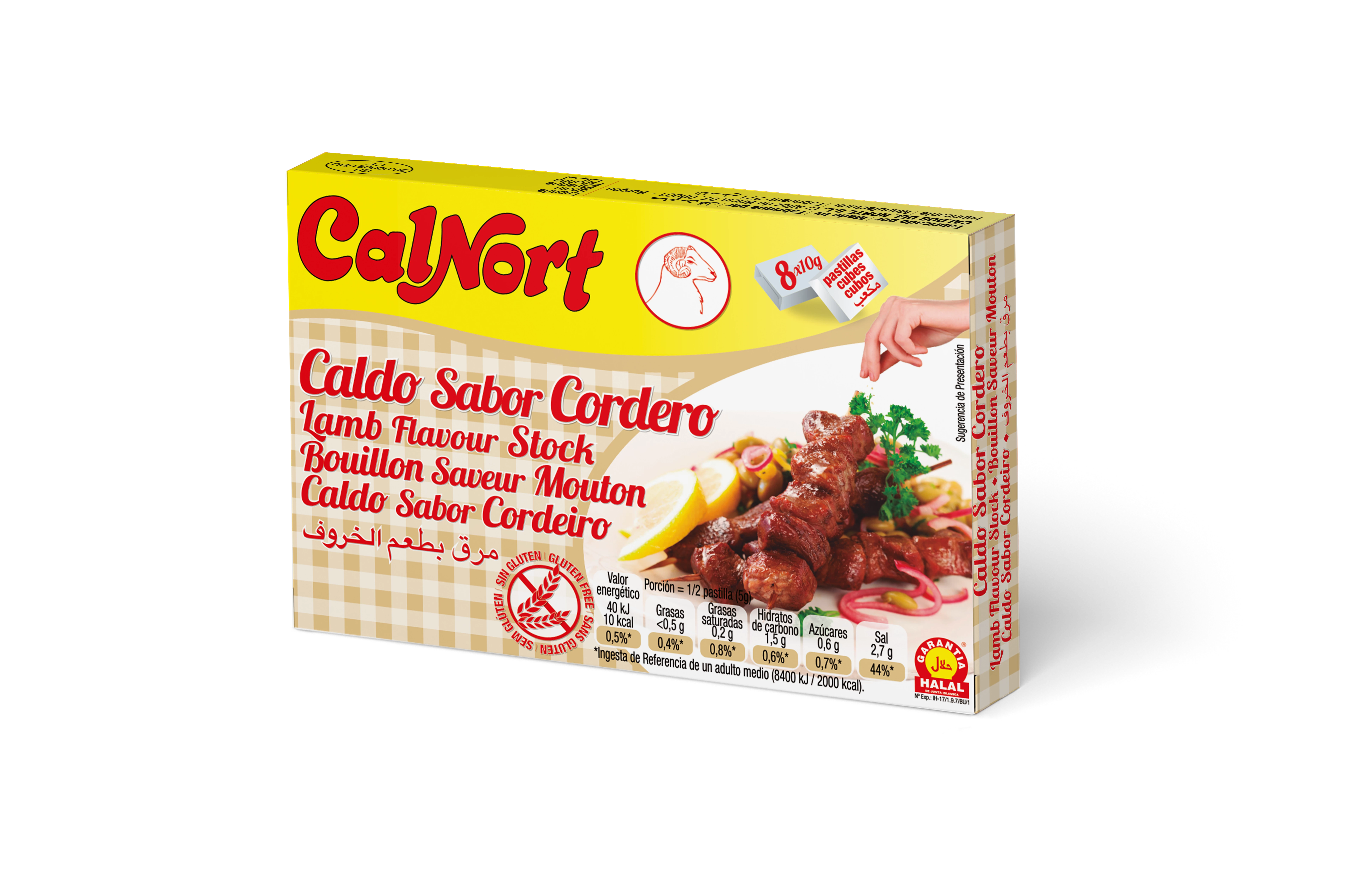 Bouillon De Mouton En Cube 8 Cubes - CALNORT