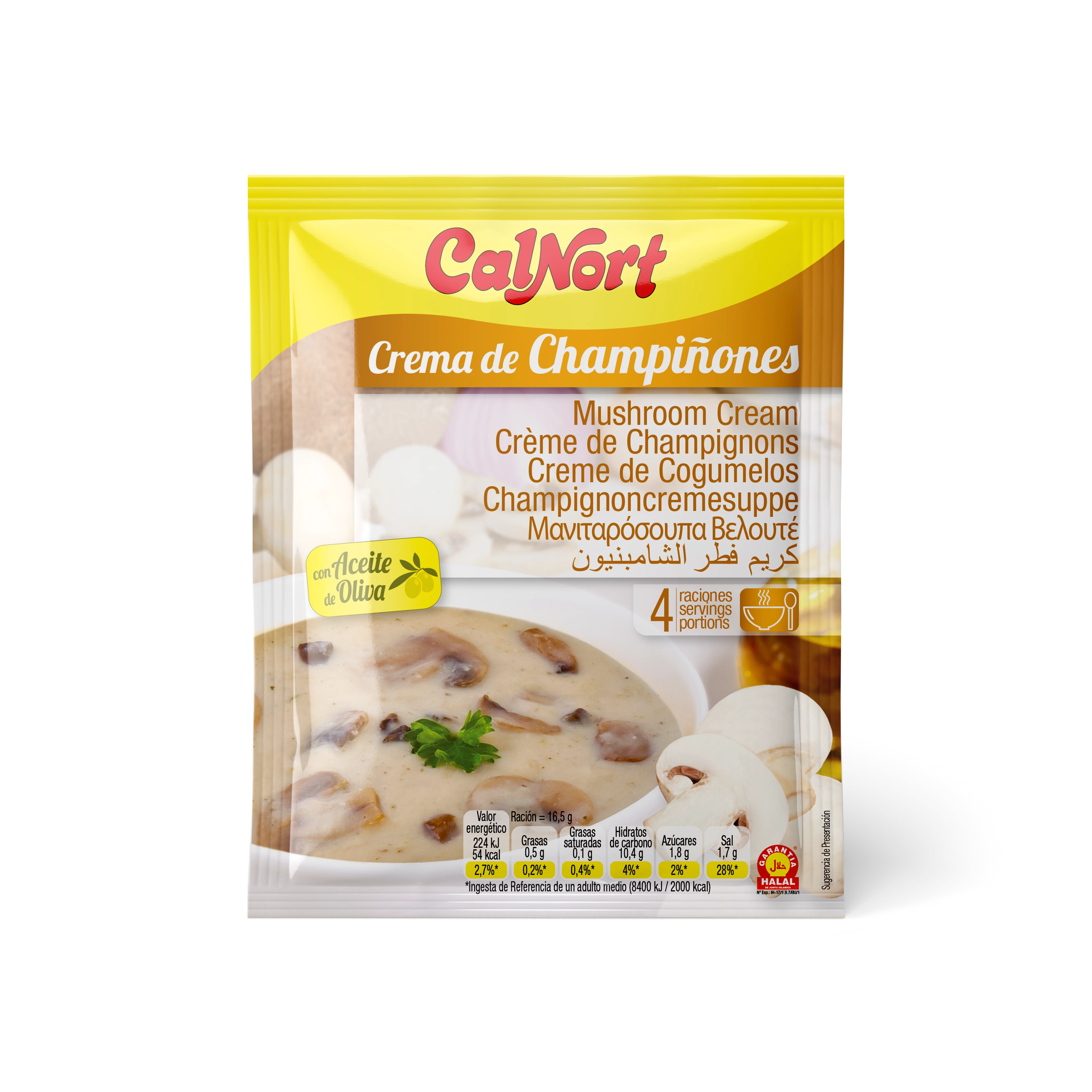 Cream of Mushrooms Bag 66 G - CALNORT