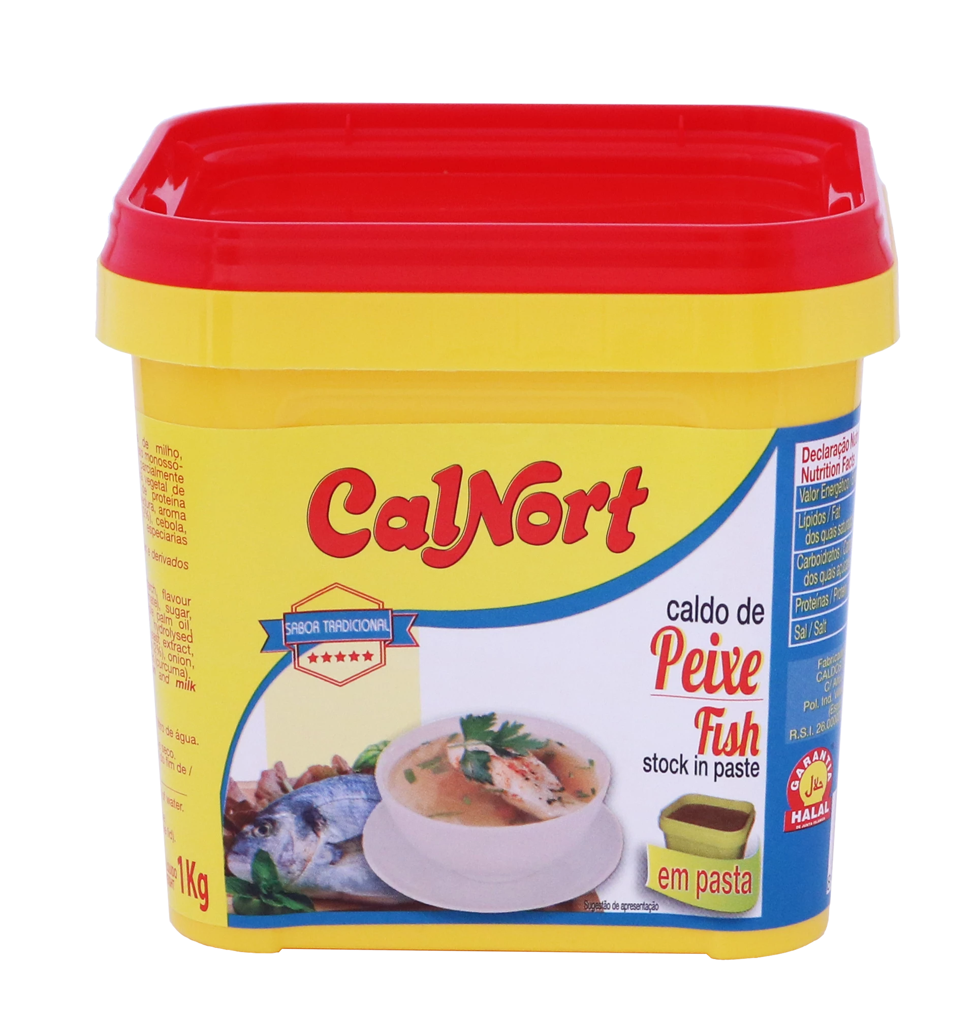 Pasta de Caldo de Peixe 1 Kg - CALNORT