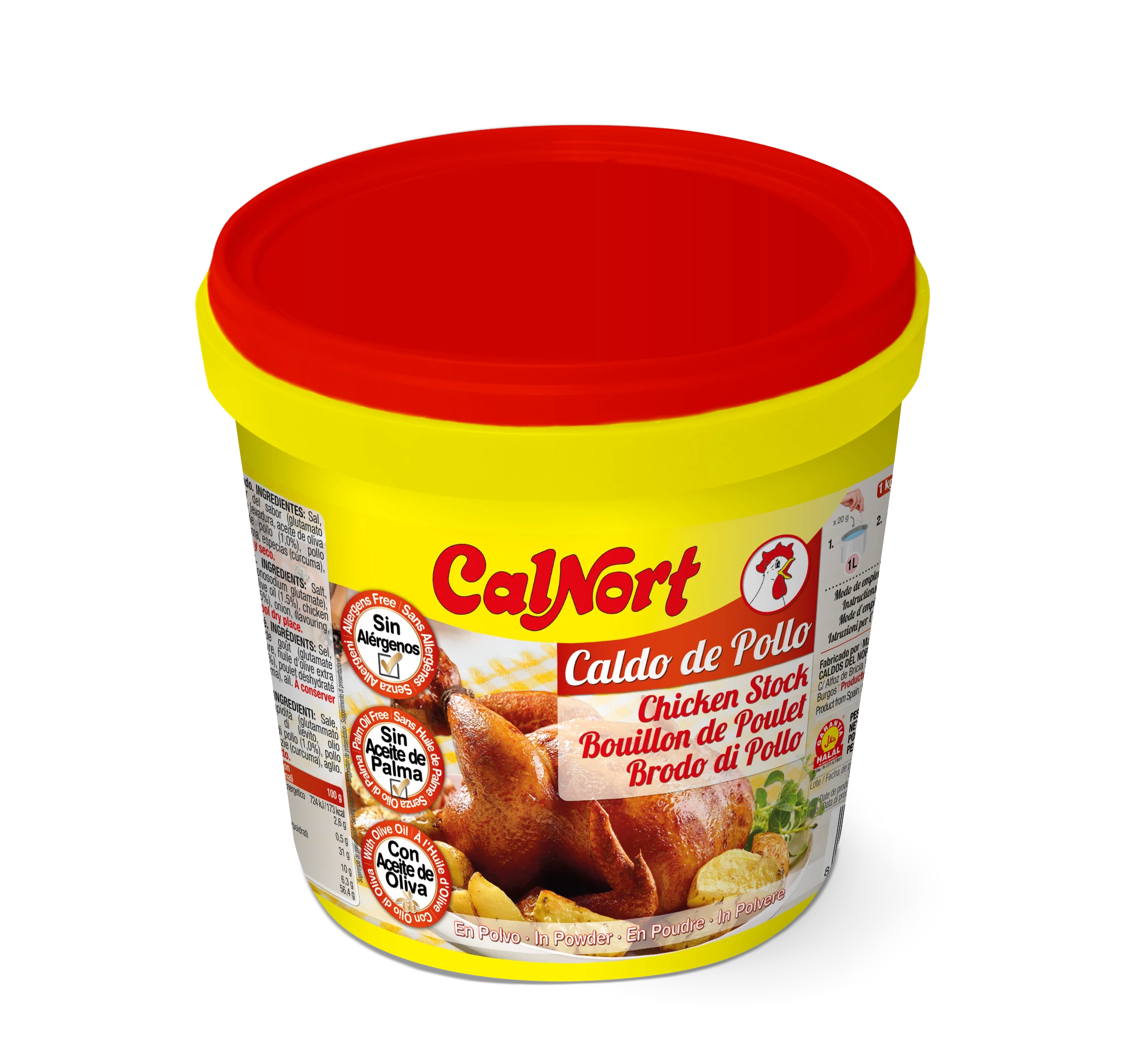 Allergenfreie Hühnerbrühe 1 kg - CALNORT