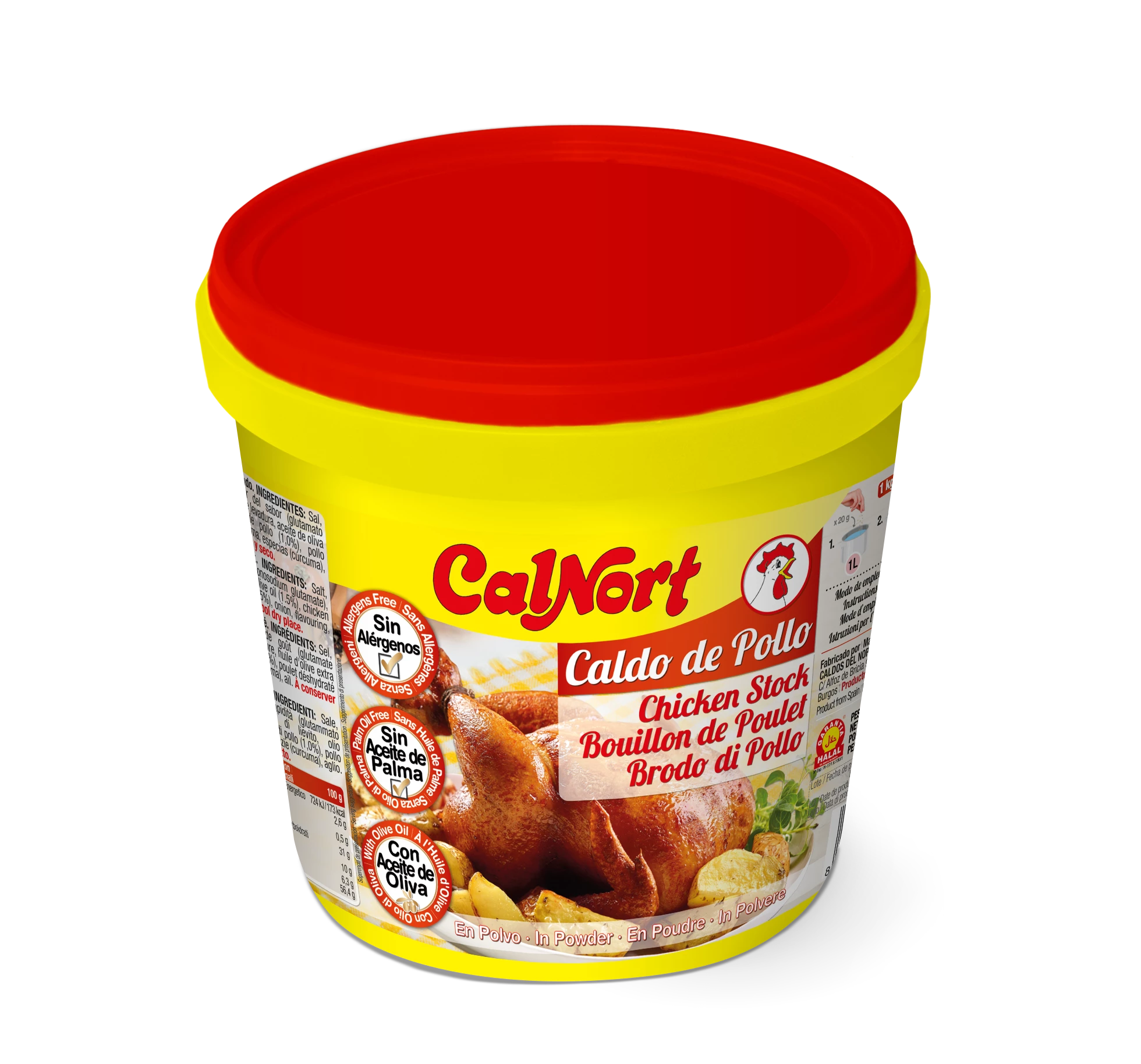 Brodo di Pollo Senza Allergeni 1 Kg - CALNORT