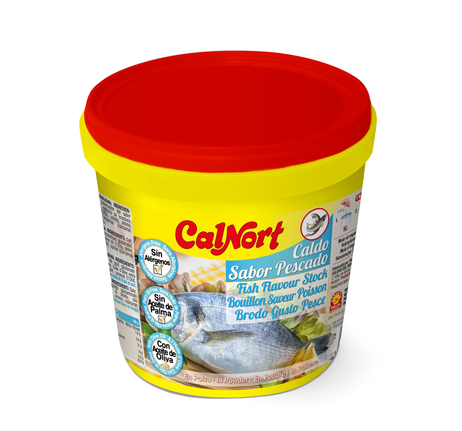 Рыбный бульон без аллергенов 1 кг - CALNORT