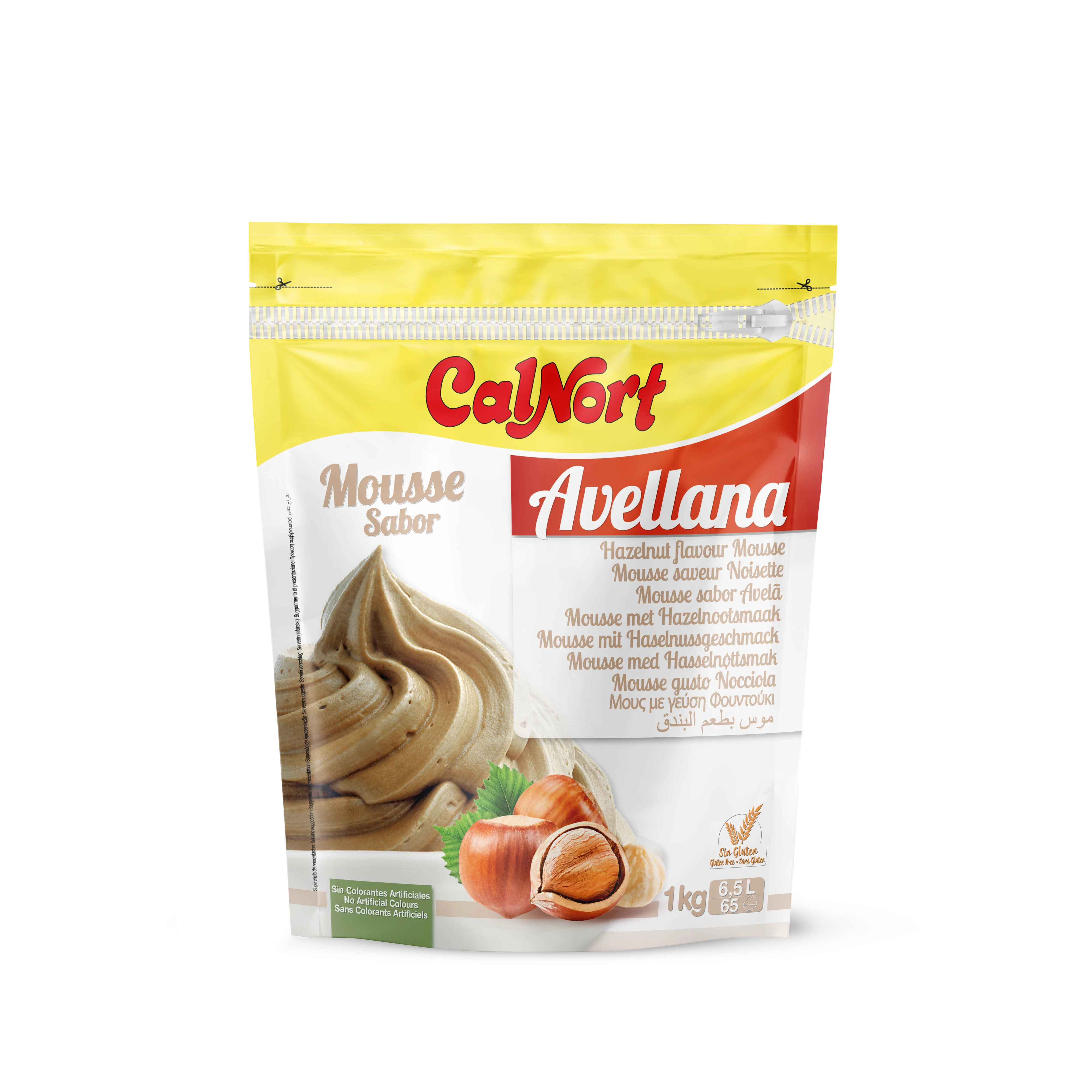 Hazelnut Flavor Mousse 1 Kg - CALNORT