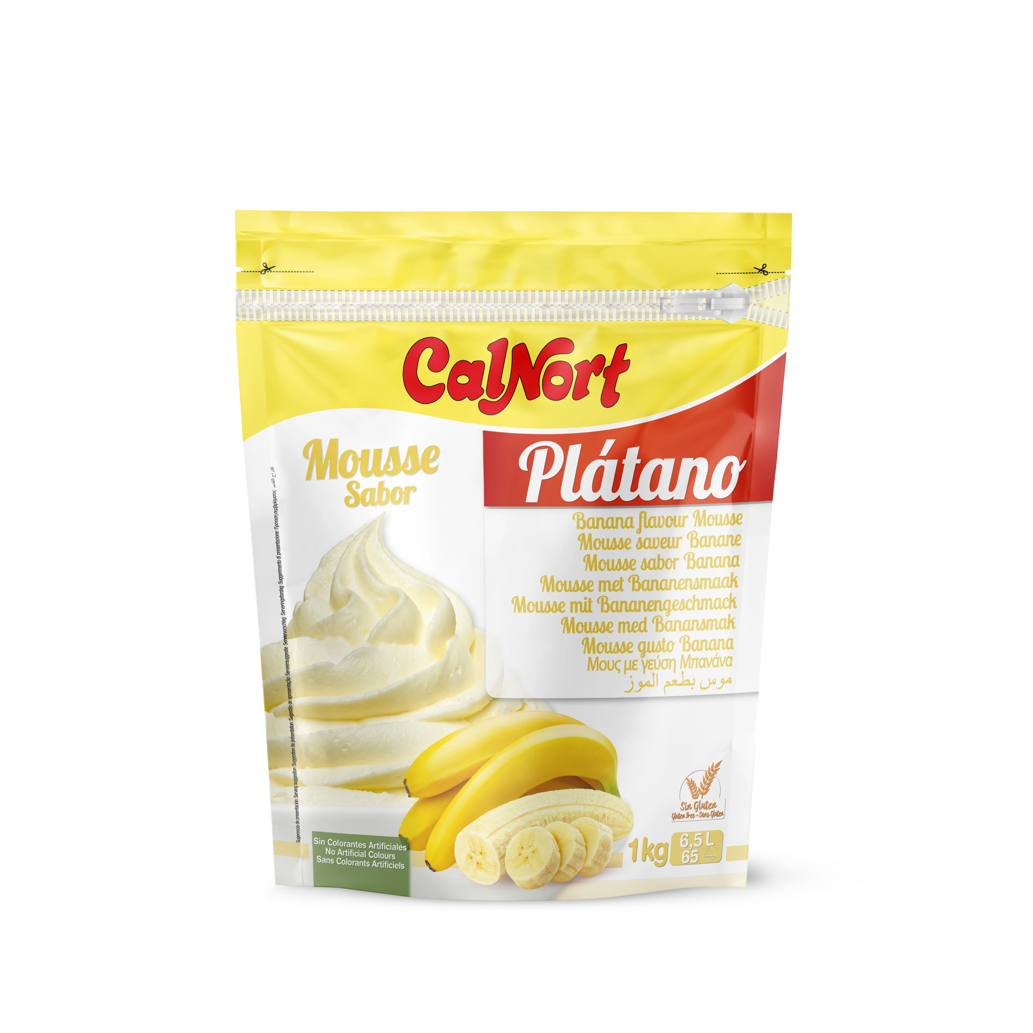 Мусс со вкусом банана 1 кг - CALNORT