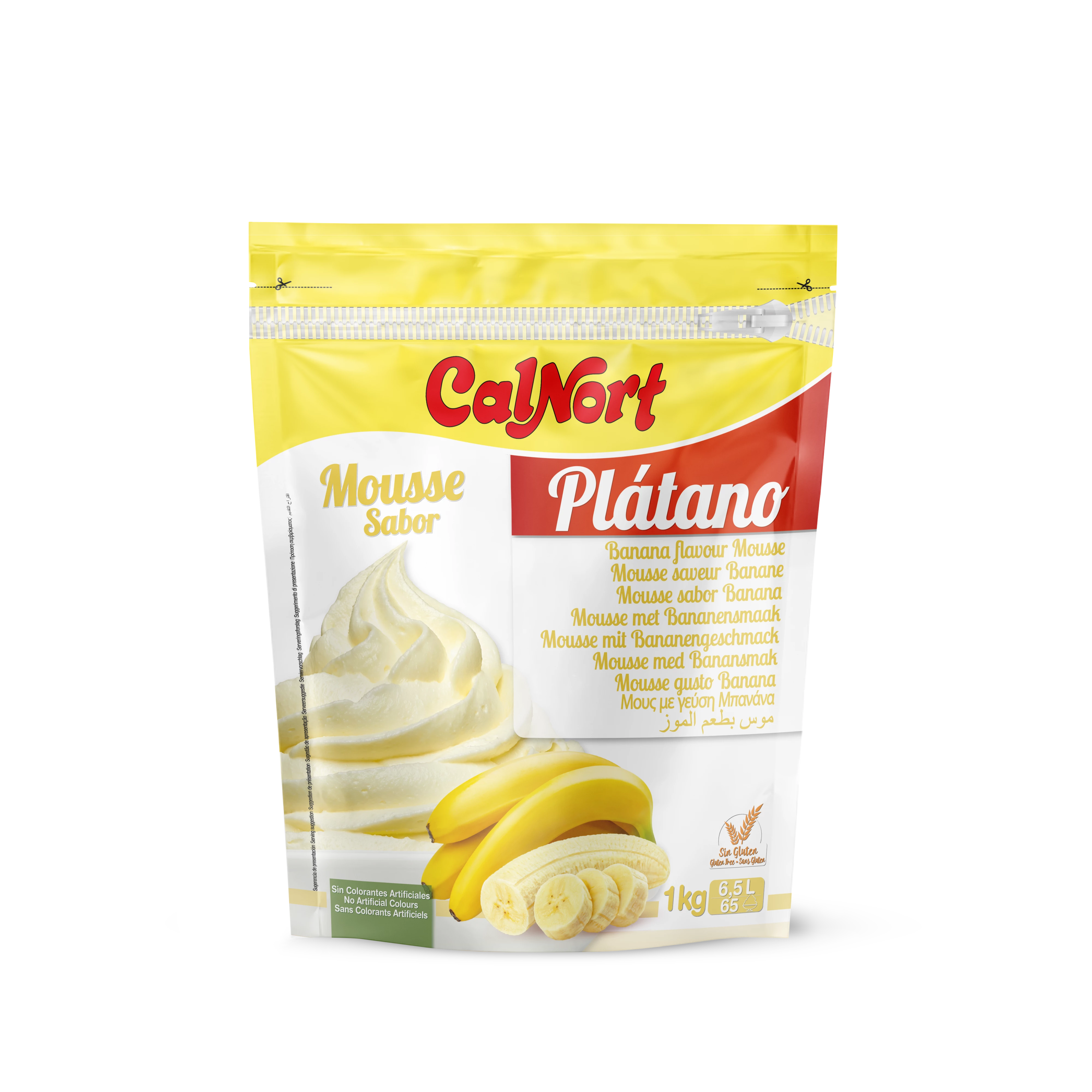 Mousse Al Gusto Banana 1 Kg - CALNORT